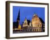 House of the Blackheads at Night, Town Hall Square, Ratslaukums, Riga, Latvia, Baltic States-Gary Cook-Framed Photographic Print