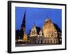 House of the Blackheads at Night, Town Hall Square, Ratslaukums, Riga, Latvia, Baltic States-Gary Cook-Framed Photographic Print