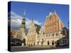 House of the Blackheads, Town Hall Square, Riga, Latvia, Baltic States-Gary Cook-Stretched Canvas