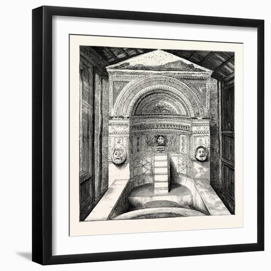 House of the Large Fountain Pompeii-null-Framed Giclee Print