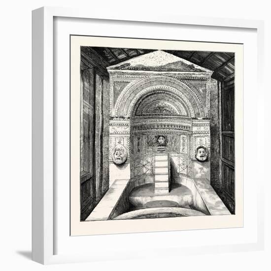 House of the Large Fountain Pompeii-null-Framed Giclee Print