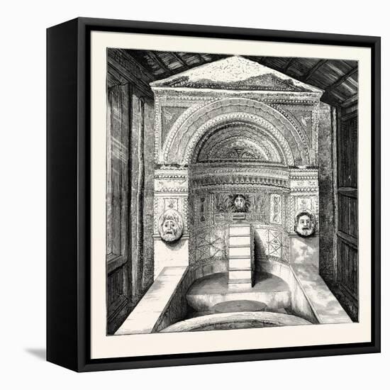 House of the Large Fountain Pompeii-null-Framed Stretched Canvas