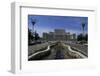 House of the People and Boulevard Unirii, Bucharest, Romania-Charles Bowman-Framed Photographic Print