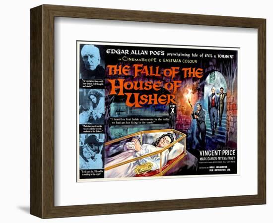 House of Usher, (aka the Fall of the House of Usher), 1960-null-Framed Art Print