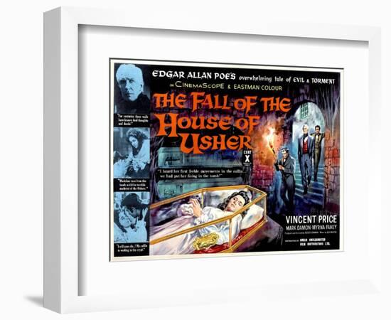 House of Usher, (aka the Fall of the House of Usher), 1960-null-Framed Art Print