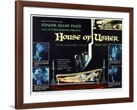 House of Usher, (aka the Fall of the House of Usher), 1960-null-Framed Photo