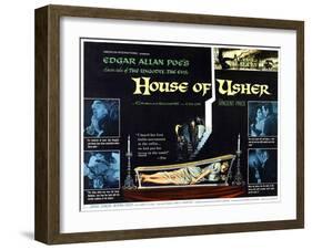 House of Usher, (aka the Fall of the House of Usher), 1960-null-Framed Photo