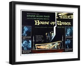 House of Usher, (aka the Fall of the House of Usher), 1960-null-Framed Photo