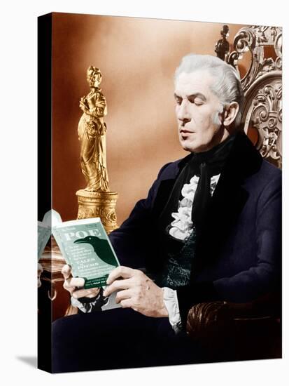 House of Usher, Vincent Price 1960-null-Stretched Canvas