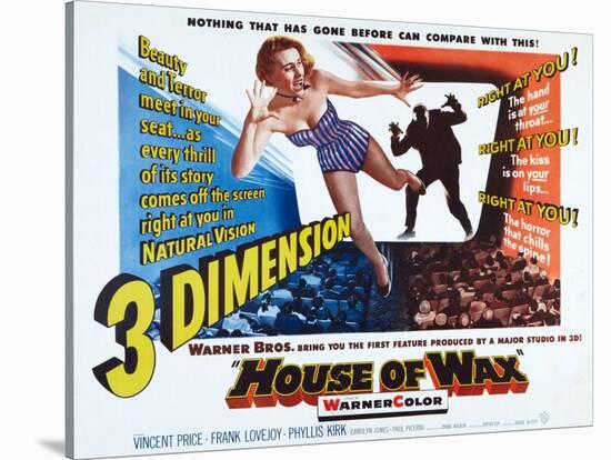 House of Wax, 1953-null-Stretched Canvas