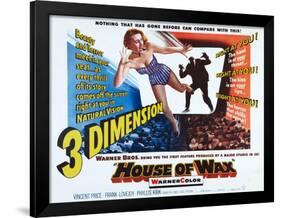 House of Wax, 1953-null-Framed Giclee Print