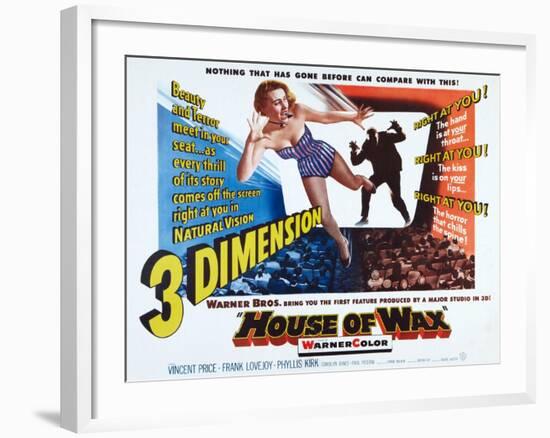 House of Wax, 1953-null-Framed Giclee Print