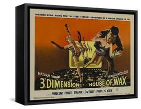 House of Wax, 1953-null-Framed Stretched Canvas