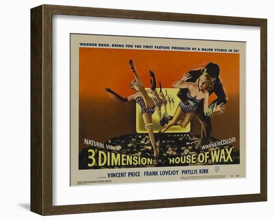 House of Wax, 1953-null-Framed Art Print