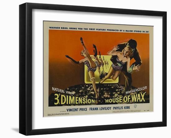 House of Wax, 1953-null-Framed Art Print