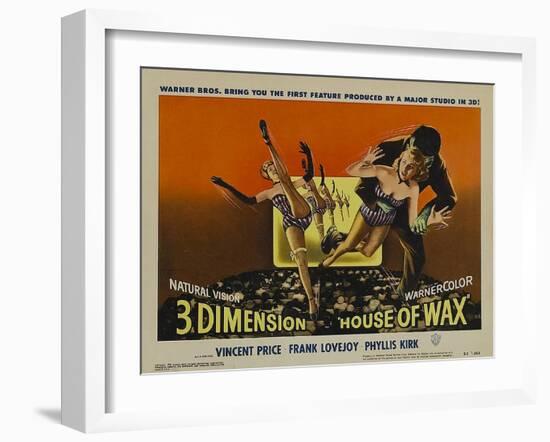 House of Wax, 1953-null-Framed Art Print