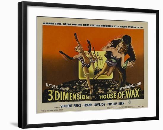 House of Wax, 1953-null-Framed Art Print
