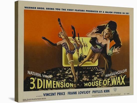 House of Wax, 1953-null-Stretched Canvas