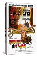 House of Wax, Vincent Price, 1953-null-Stretched Canvas