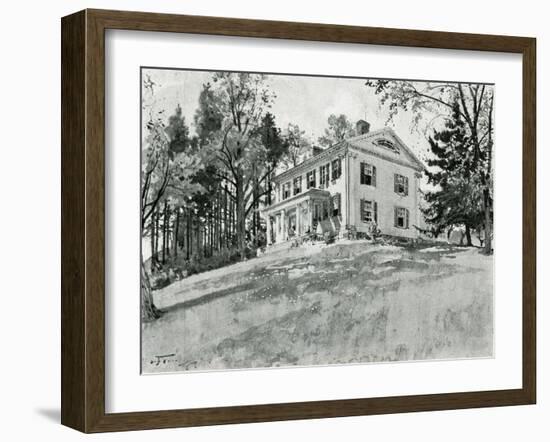 House of William Cullen Bryant-Harry Fenn-Framed Art Print