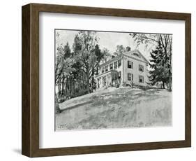 House of William Cullen Bryant-Harry Fenn-Framed Art Print