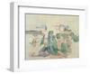 House on a Hill Close to Aix En Provence-Paul Cézanne-Framed Giclee Print