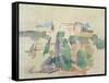 House on a Hill Close to Aix En Provence-Paul Cézanne-Framed Stretched Canvas