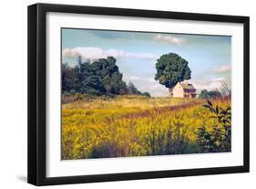 House on a Hill-John Rivera-Framed Photographic Print