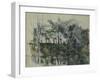 House on a River, 1885-90-Paul Cezanne-Framed Giclee Print