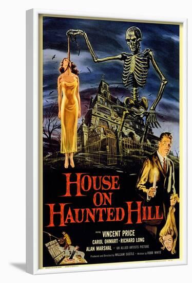 House On Haunted Hill, 1958-null-Framed Art Print