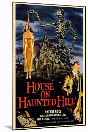 House On Haunted Hill, 1958-null-Mounted Art Print