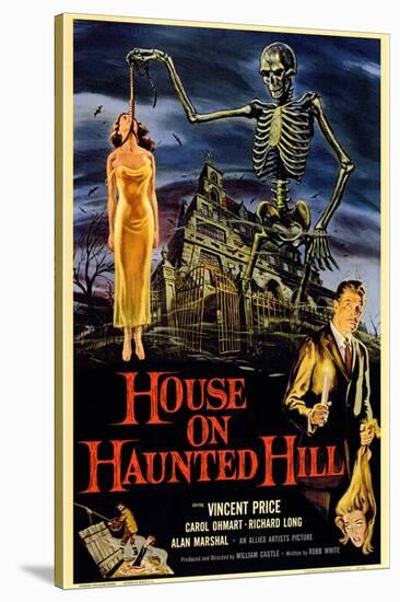 House On Haunted Hill, 1958-null-Stretched Canvas