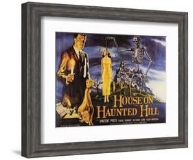 House On Haunted Hill, 1958-null-Framed Art Print