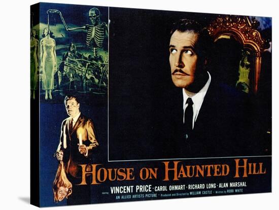 House On Haunted Hill, 1958-null-Stretched Canvas