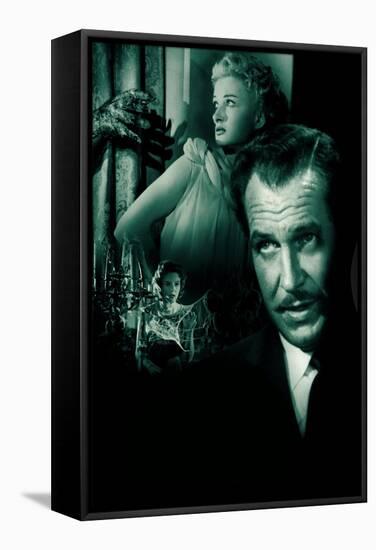 House On Haunted Hill, 1958-null-Framed Stretched Canvas