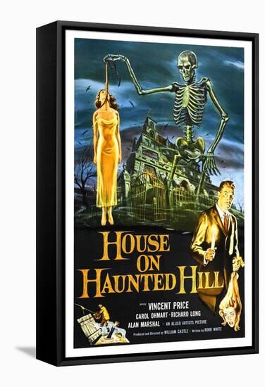 House on Haunted Hill, 1959-null-Framed Stretched Canvas