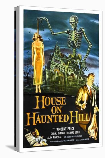 House on Haunted Hill, 1959-null-Stretched Canvas