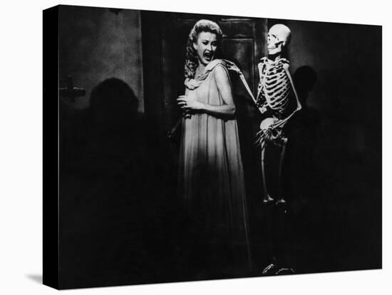 House On Haunted Hill, Carol Ohmart, 1959-null-Stretched Canvas