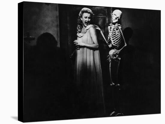 House On Haunted Hill, Carol Ohmart, 1959-null-Stretched Canvas
