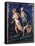 House On Haunted Hill, French Movie Poster, 1958-null-Framed Stretched Canvas