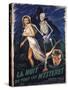 House On Haunted Hill, French Movie Poster, 1958-null-Stretched Canvas