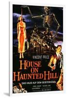 House On Haunted Hill, German Movie Poster, 1958-null-Framed Art Print