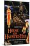 House On Haunted Hill, German Movie Poster, 1958-null-Mounted Art Print