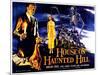House On Haunted Hill, UK Movie Poster, 1958-null-Mounted Art Print