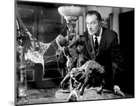 House on Haunted Hill, Vincent Price, 1959-null-Mounted Photo