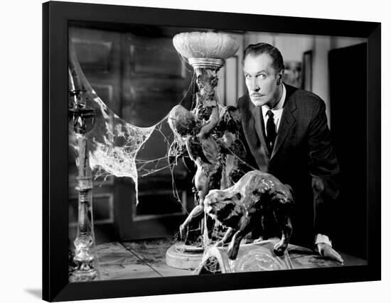 House on Haunted Hill, Vincent Price, 1959-null-Framed Photo