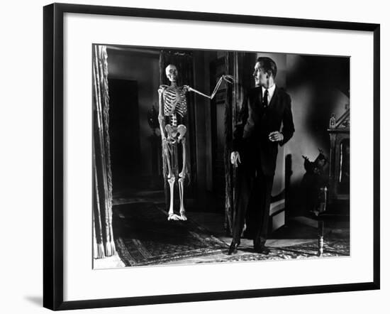 House On Haunted Hill, Vincent Price, 1959-null-Framed Photo