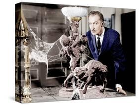 House on Haunted Hill, Vincent Price, 1959-null-Stretched Canvas