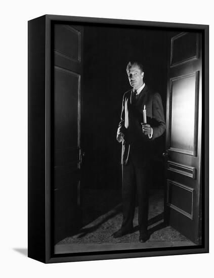 House on Haunted Hill, Vincent Price, 1959-null-Framed Stretched Canvas