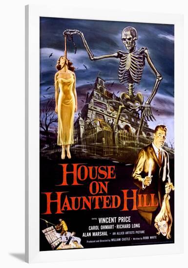 House on Haunted Hill (Vincent Price)-null-Framed Poster